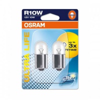 Автолампа галогенная OSRAM R10W ULTRA LIFE 12V 10W (2шт.)