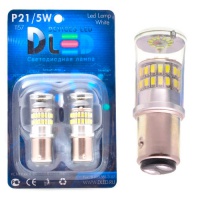 Автомобильная светодиодная лампа 1157 - P21/5W - S25 - BAY15d - 48 SMD3014 + Стабилизатор 12V (2шт.)